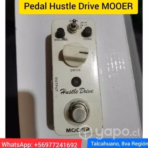 Pedal Hustle Drive Mooer, poco uso.