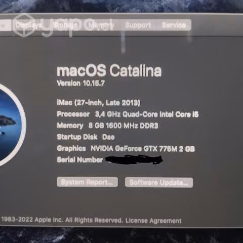 IMac 27 late 2013 (Windows 10 y/o OS Catalina) - Imagen 5