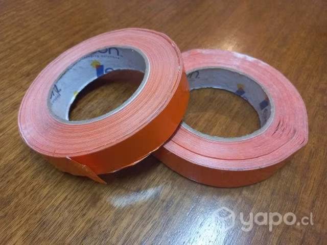 Cinta adhesiva de PVC naranja de 36mm x 150m