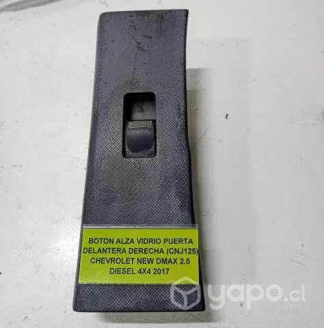 Boton Alza Vidrio Puerta Delantera Derecha Chevrol