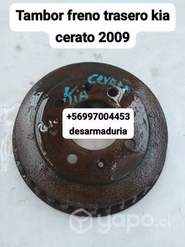 Tambor trasero Kia cerato año 2009 César