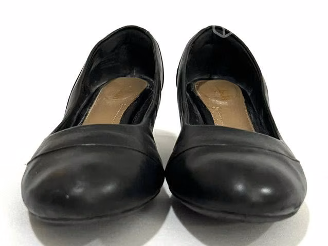 Zapato de Cuero Marca Clarks N*36 Negro - Imagen 3
