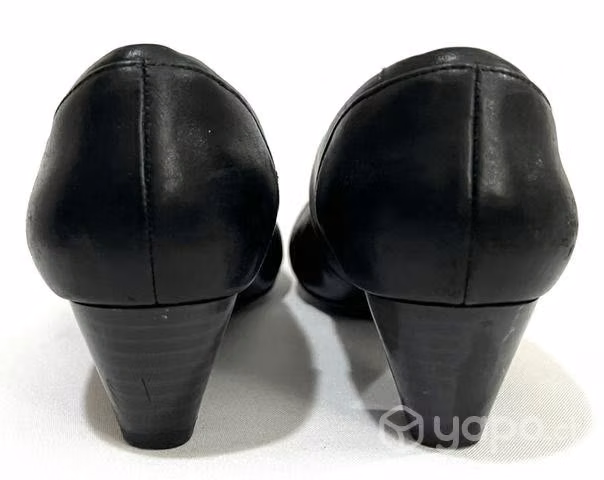 Zapato de Cuero Marca Clarks N*36 Negro - Imagen 5