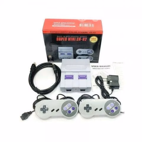 Consola con juegos de 8 bits