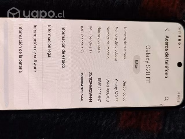 Samsung s20fe
