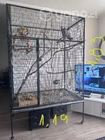 Jaula grande para aves