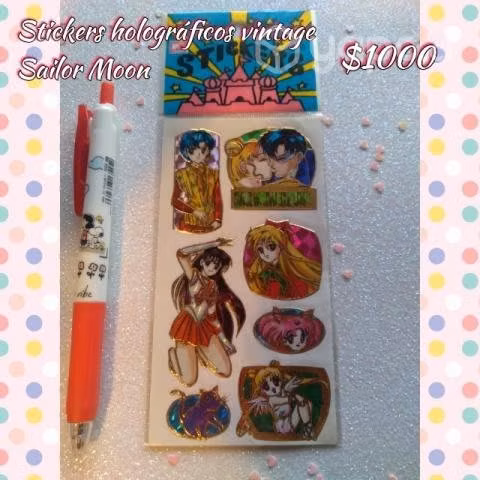 Stickers Holograficos Sailor Moon