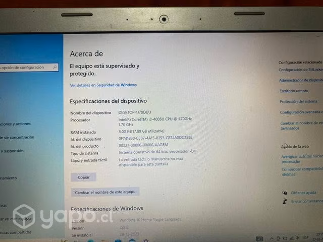 Notebook Lenovo