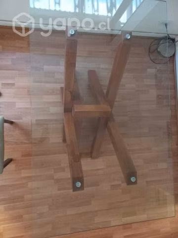 Mesa de Comedor con Cubierta de Vidrio - Imagen 3