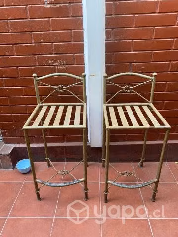 Sillas terraza estilo etrusco
