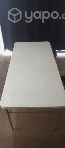 Mesa plegable 6 puestos 1.80 largo poco uso - Imagen 3