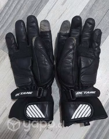 Guantes pista , cuero !!