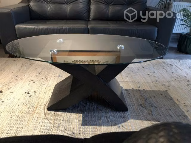 Mesa de centro para living vidrio