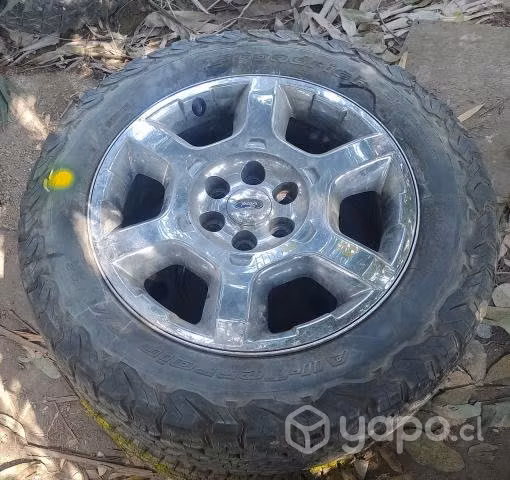 Llanta Aluminio Detalle Con Neumático Ford F150