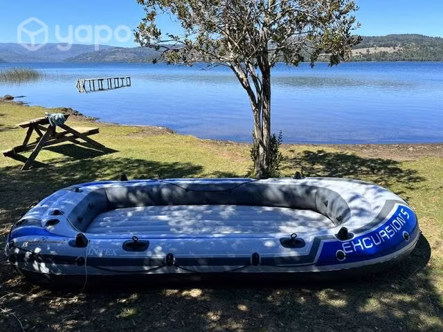 Bote Inflable Intex Excursion 5 + Remos + asientos - Imagen 2