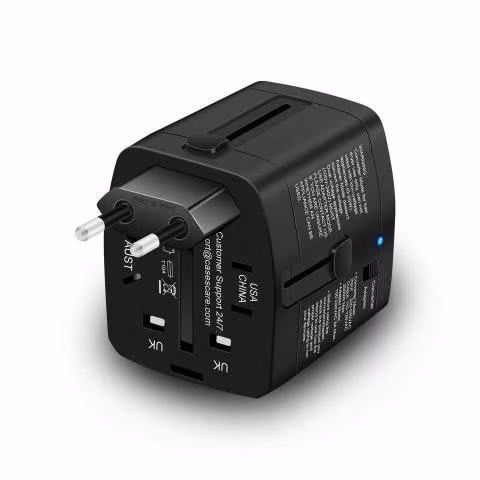 Enchufe Adaptador De Viaje Universal Todo En Uno