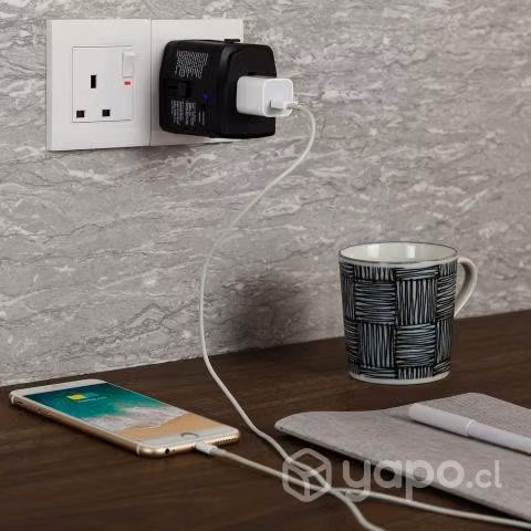 Enchufe Adaptador De Viaje Universal Todo En Uno