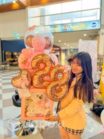 Arreglo sorpresa de cumpleaños o Aniversario