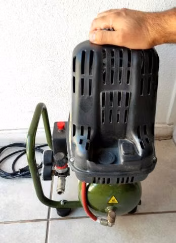 Compresor de aire 1 HP / 6 L