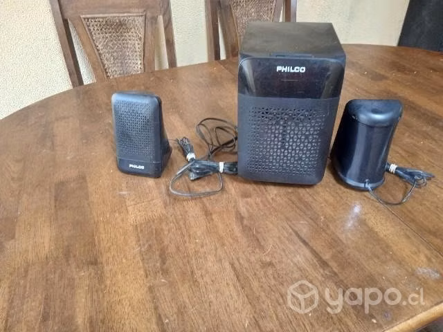 Parlantes Philco con Radio