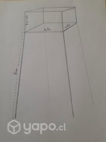 Torre para estanque de agua