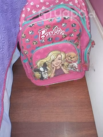 Mochila barbie con ruedas