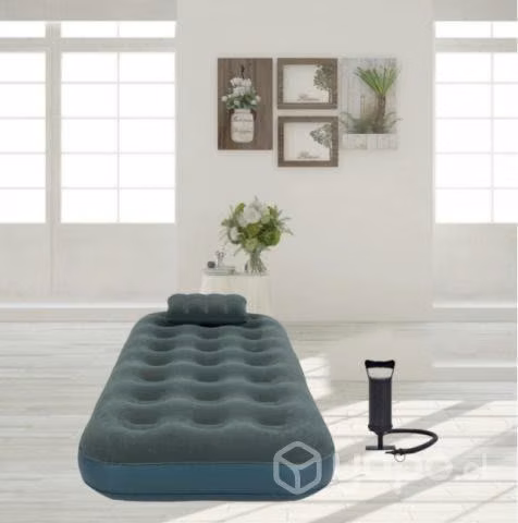 Colchon inflable + cabeceras + inflador