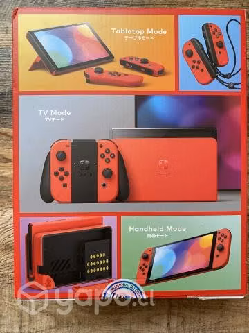 Nintendo switch oled edición Mario Red