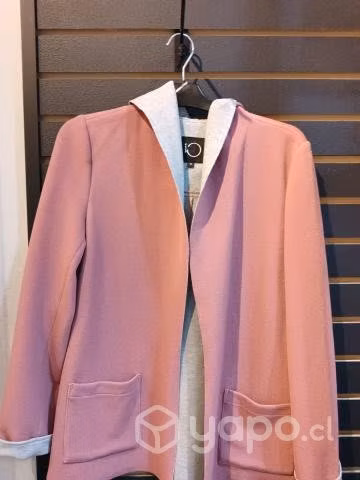Chaleco cárdigan rosado talla M - Imagen 2