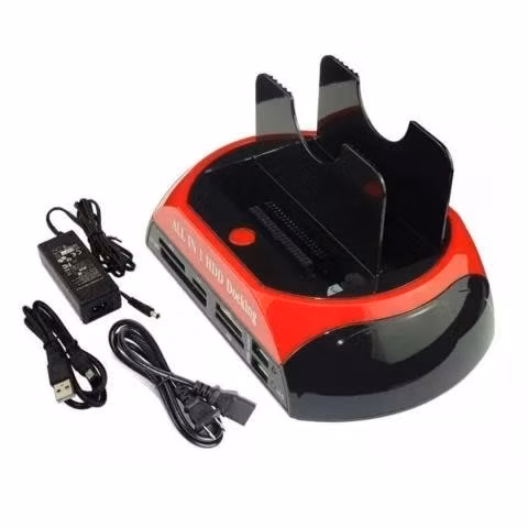 Base Docking Para Disco Duro 2.5-3.5'' Sata Hdd/ss
