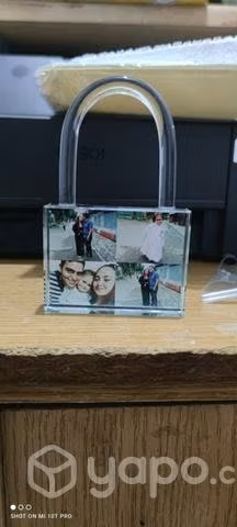 Candado de cristal personalizado - Imagen 3