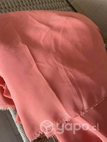 Tela Gaza color sandía x17 mt