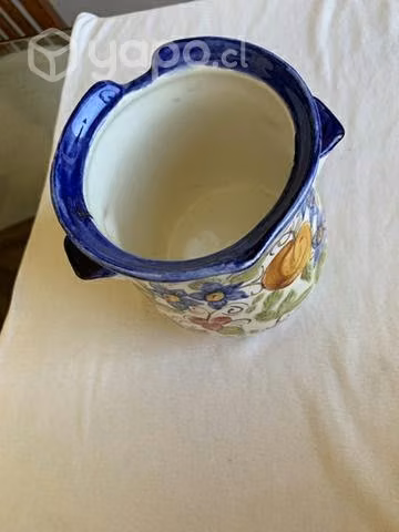 Jarro con asas pintado a mano 1996