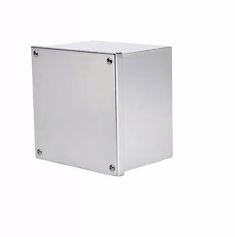 Caja metálica lisa 100x65x65 galvanizada en calien