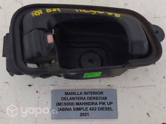Manilla Int Del Der (MCS058) Mahindra Pik Up 2021