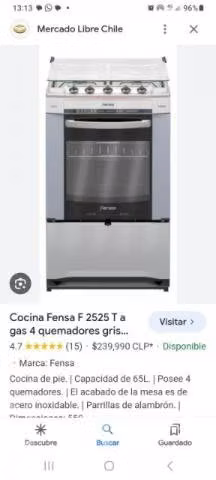 estufa a gas Fensa