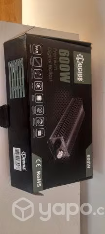 Balastro digital 600w regulable y cooltube 150m