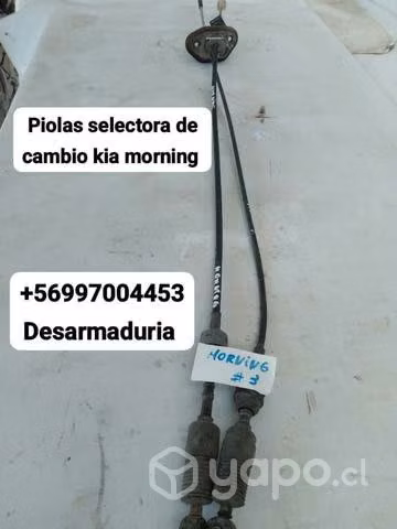 Piola selectora Kia morning desarmaduría
