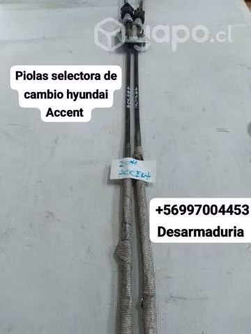 Piola selectora de cambio Hyundai accent