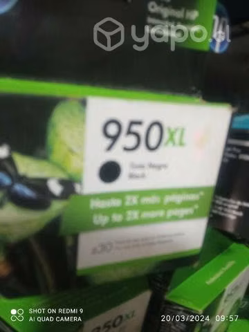 Tinta HP 950xl black original de alta