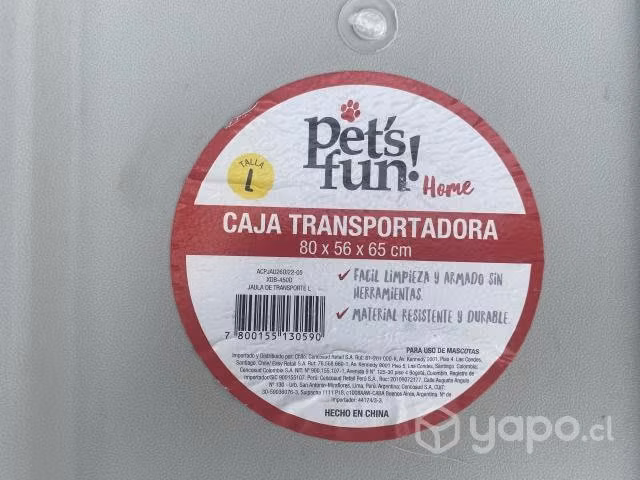 Caja transportadora perro