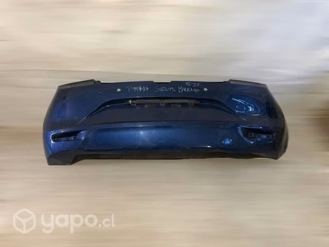 Parachoque trasero Suzuki Baleno 2015 2022