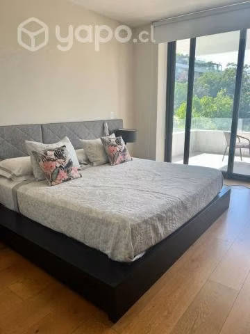 Cama japonesa + base sólida + 2 veladores - Imagen 3
