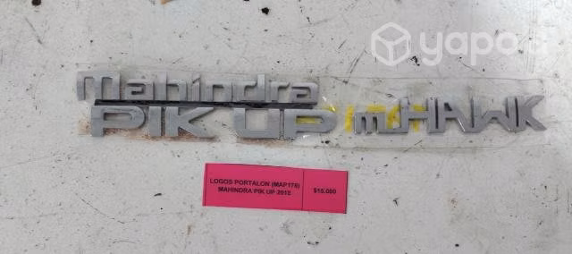 Logos Portalon (MAP178) Mahindra Pick Up 2018