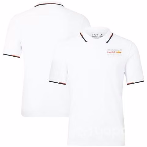 Polera Polo Oracle Red Bull Racing - Blanca