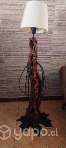 Lámpara rústica raíz de arbol - Imagen 2