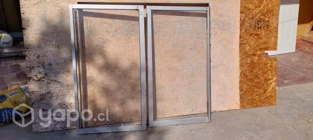 Ventana aluminio con marco