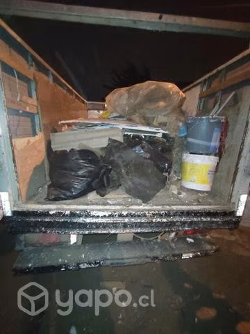 Retiro de escombros fletes y mudanzas