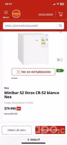 Mini bar blanco