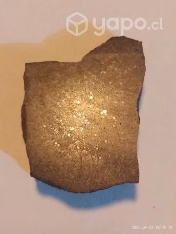 Meteorito Carbonaceos pulido Ventana 80gramos